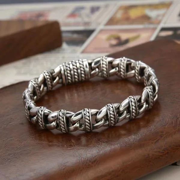 Sterling Silver Braided Twist Bracelet