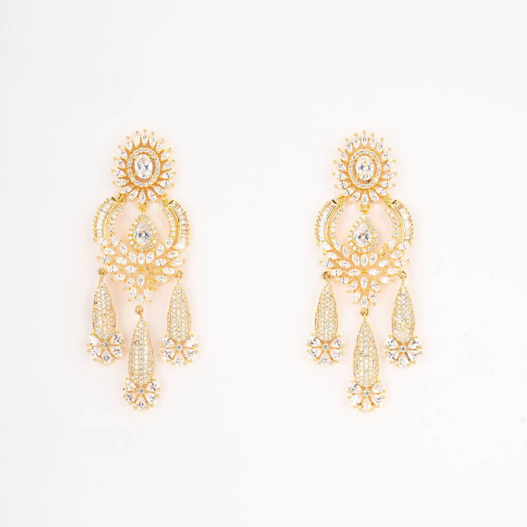precious A.D gold white hanging