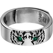 Sterling Silver Lucky Tiger Ring