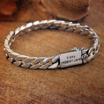 Sterling Silver Cuba Chain Bracelet