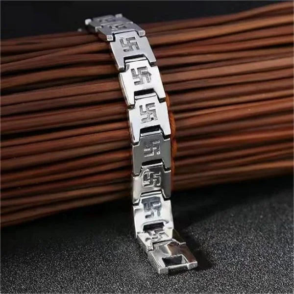 Sterling Silver Six Character Truth Stand Alone Bracelet