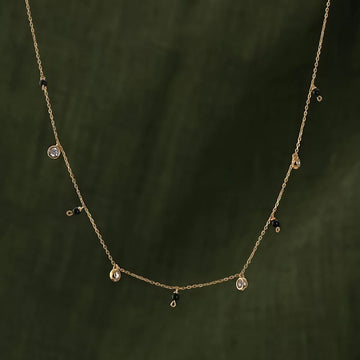 Kaamakya Diamond Mangalsutra  BIS Hallmarked   Gold Vermeil