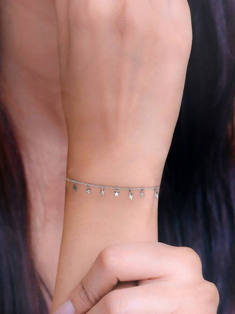 Sterling Silver A Lightning Of Stars Bracelet