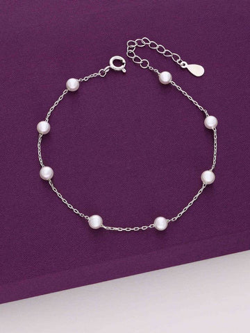 Sterling Silver Pearl Essence Bracelet