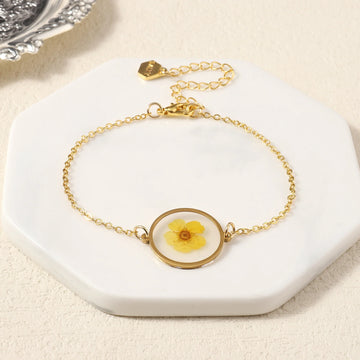 Resin Radiance Gold Bracelet