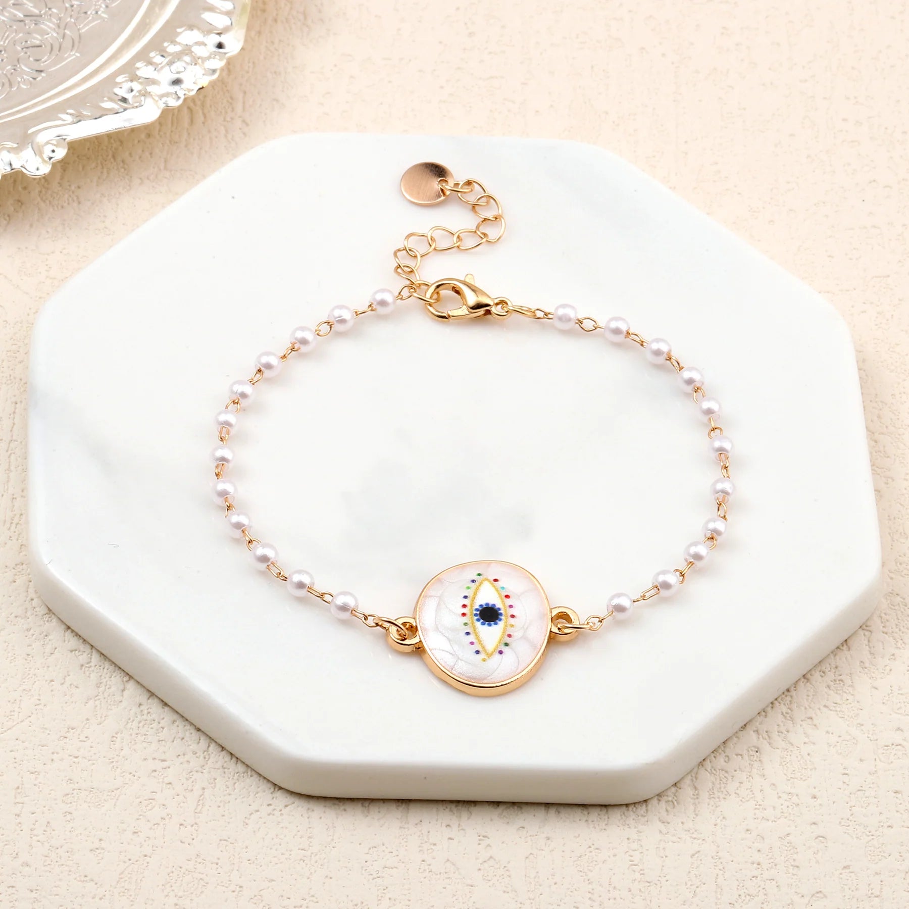 Evil Eye Guardian Gold Bracelet