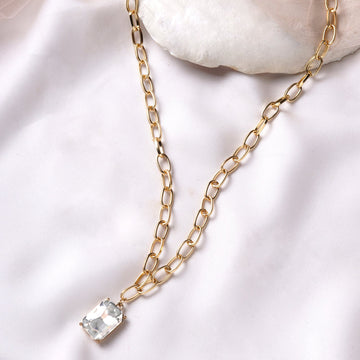 Delicate White Charm Necklace