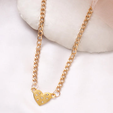 So Golden Link Chain Necklace