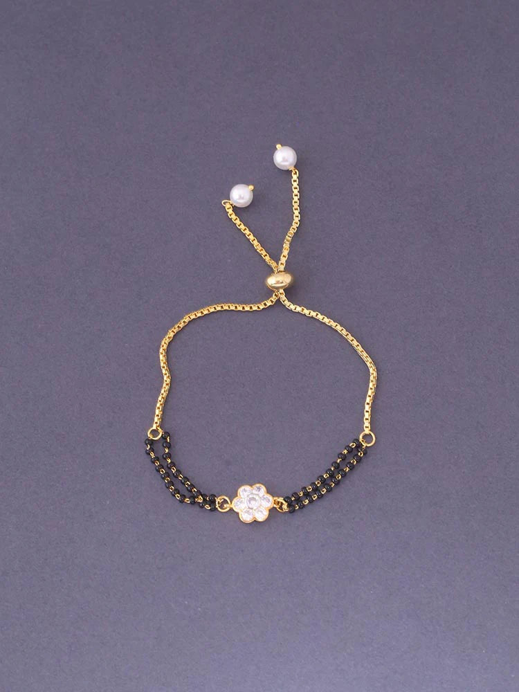 Golden Creta Mangalsutra Bracelet