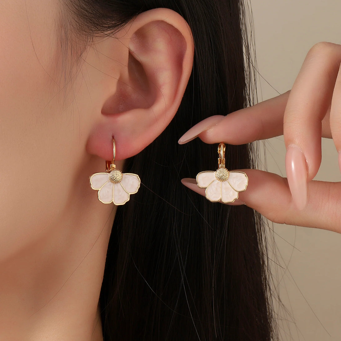 Rococo Pastel Luxury Gold Earring