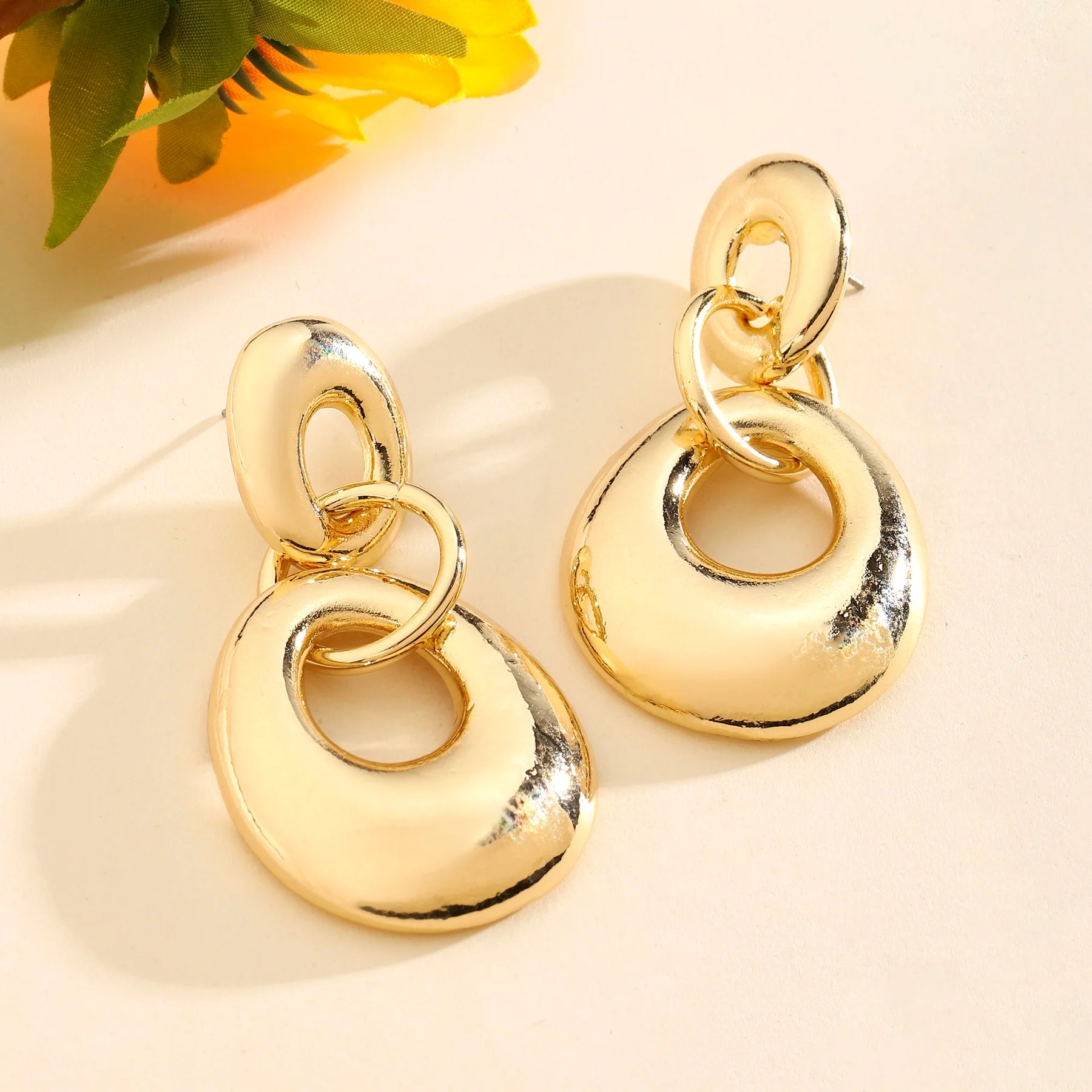 Ecstasy Luxury Gold Earring