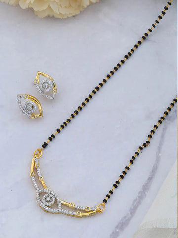 Golden Capucine Mangalsutra Set