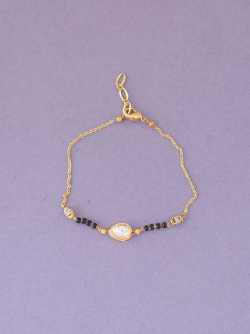 Golden Eiram Mangalsutra Bracelet