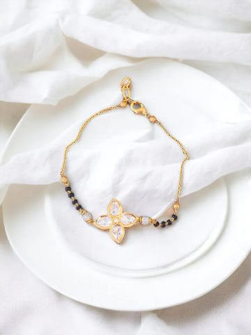 Golden Falguni Mangalsutra Bracelet