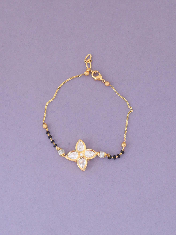 Golden Falguni Mangalsutra Bracelet