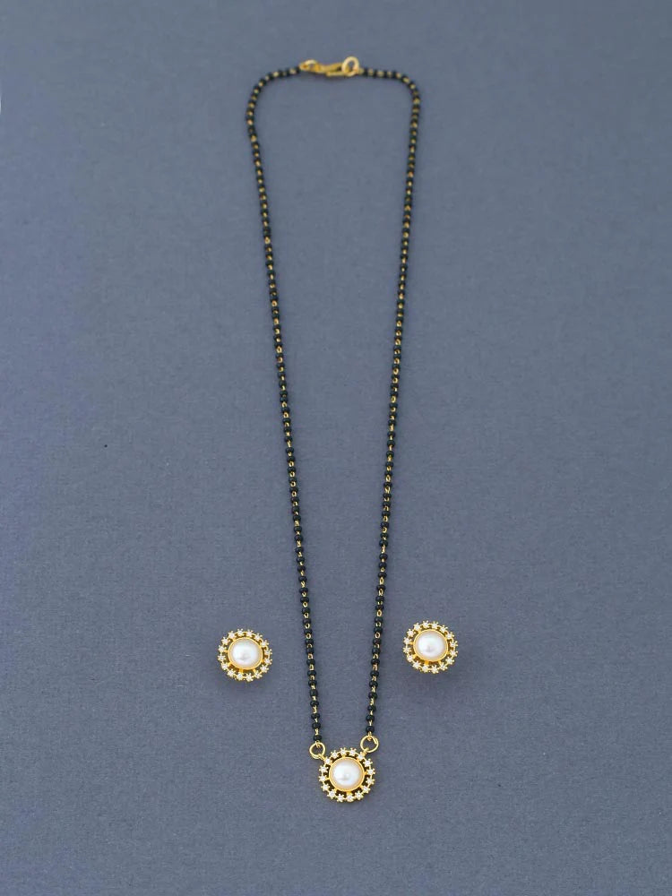 Golden Irina Mangalsutra Set