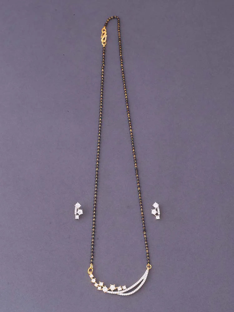 Golden Lia Mangalsutra Set