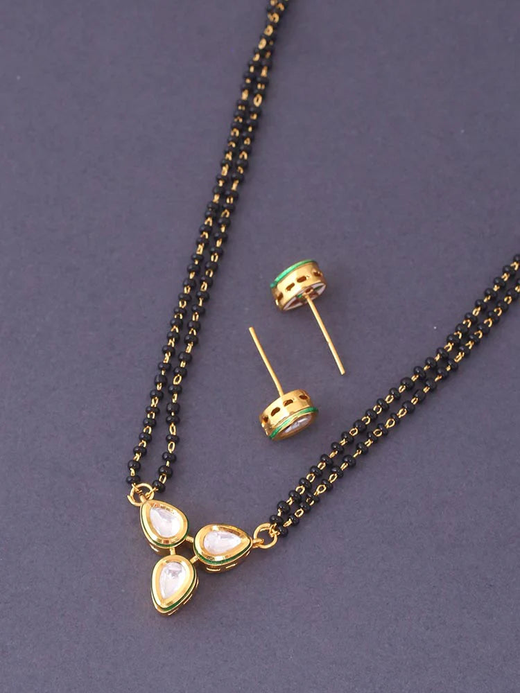 Golden Penny Mangalsutra Set