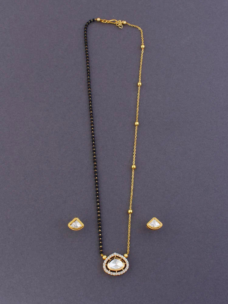 Golden Sehrish Mangalsutra Set