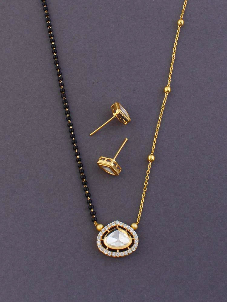 Golden Sehrish Mangalsutra Set