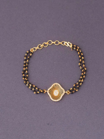 Golden Shaila Mangalsutra Bracelet