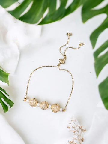 Golden Timnah Mangalsutra Bracelet