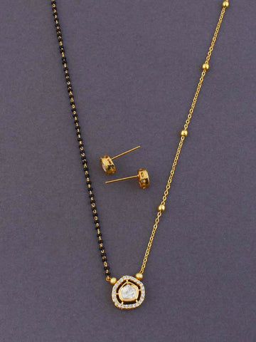 Golden Wajiha Mangalsutra Set