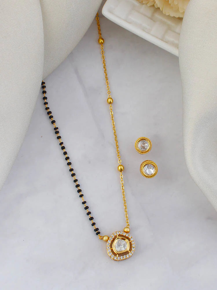 Golden Wajiha Mangalsutra Set