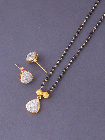 Golden Zaina Mangalsutra Set