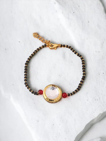 Golden Ziyech Mangalsutra Bracelet