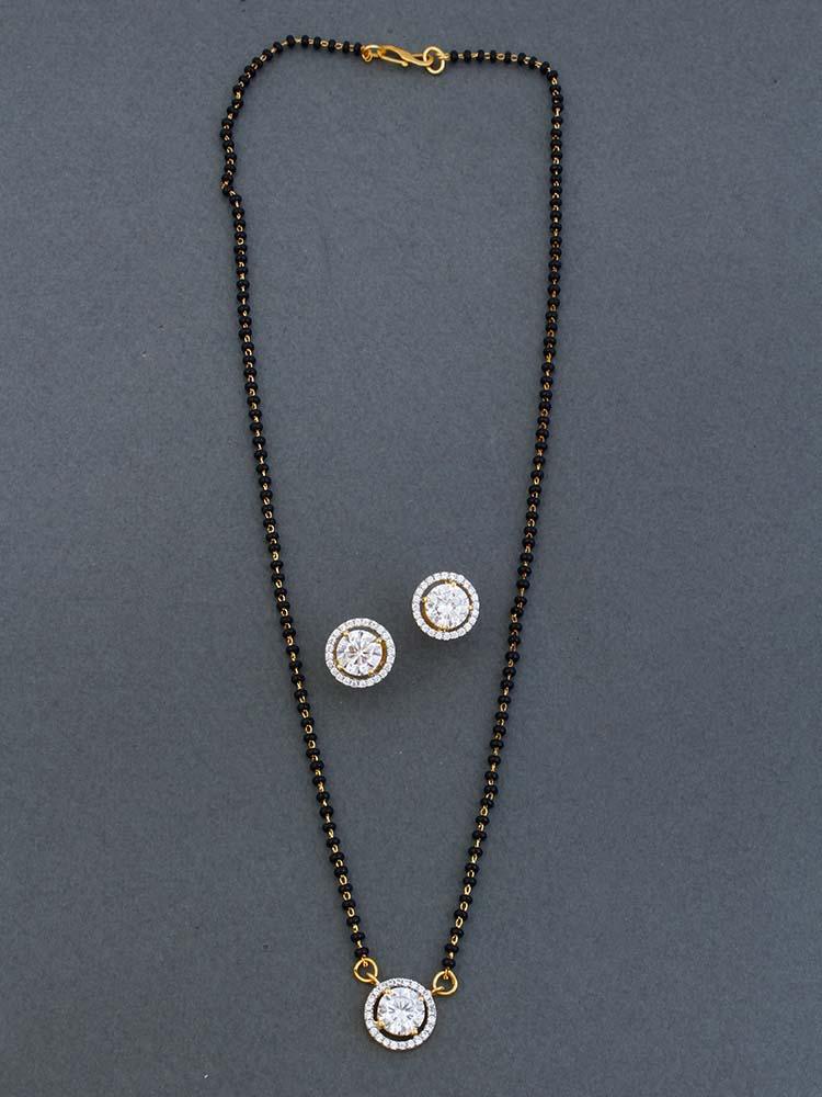 Golden Jennifer Mangalsutra Set