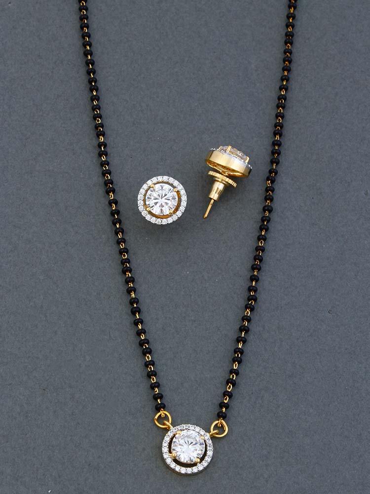 Golden Jennifer Mangalsutra Set