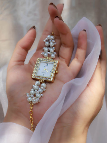 Pearl Wrist fashion Watch