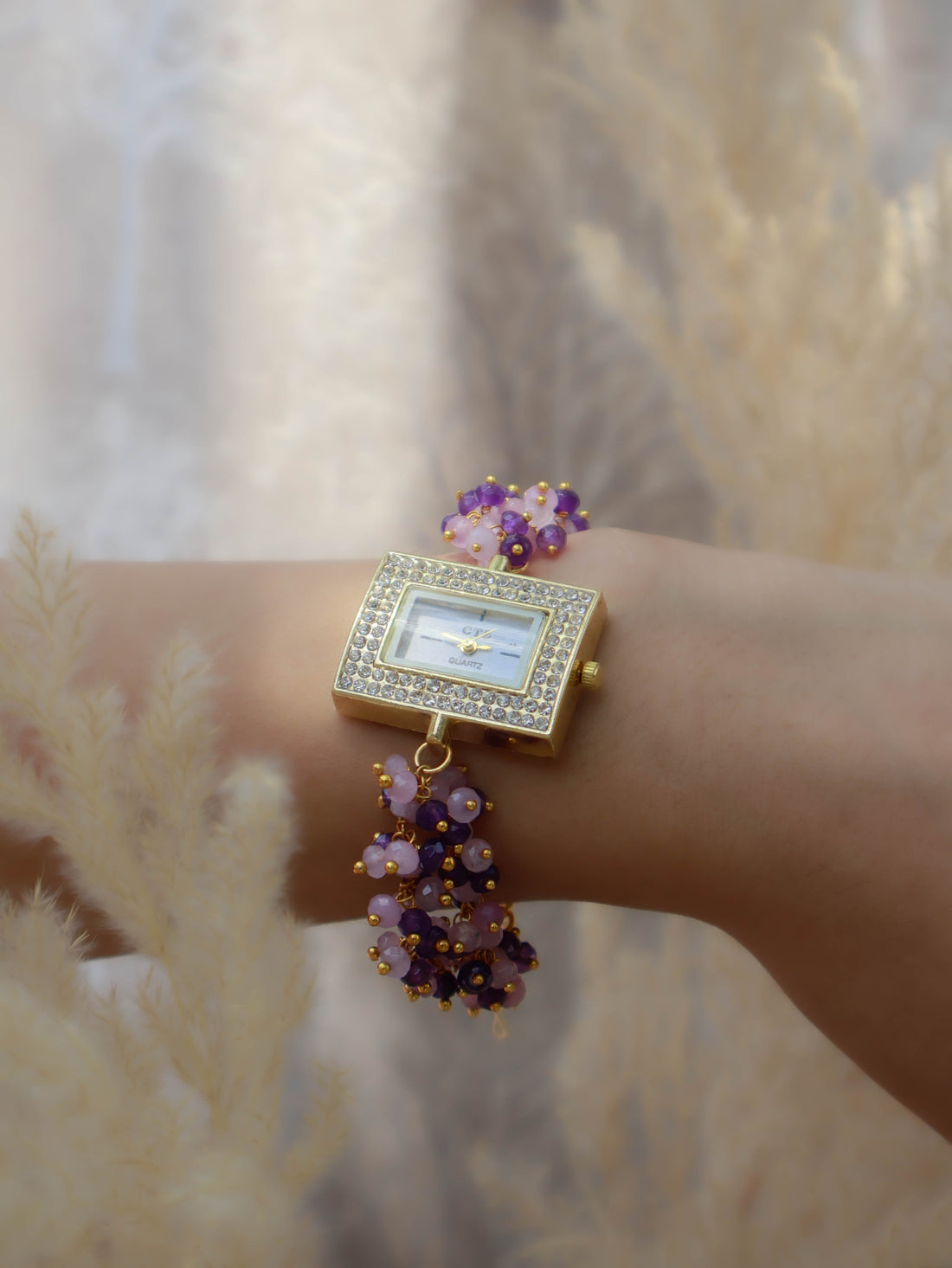 Purple Wrist Watch