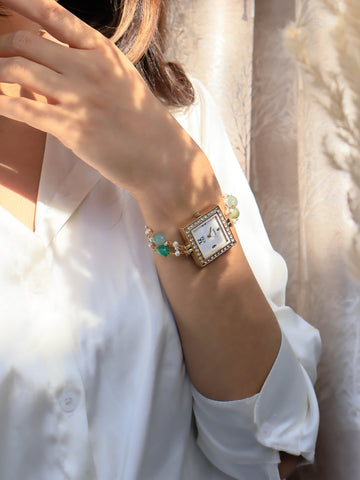 Mint Wrist Chain Watch