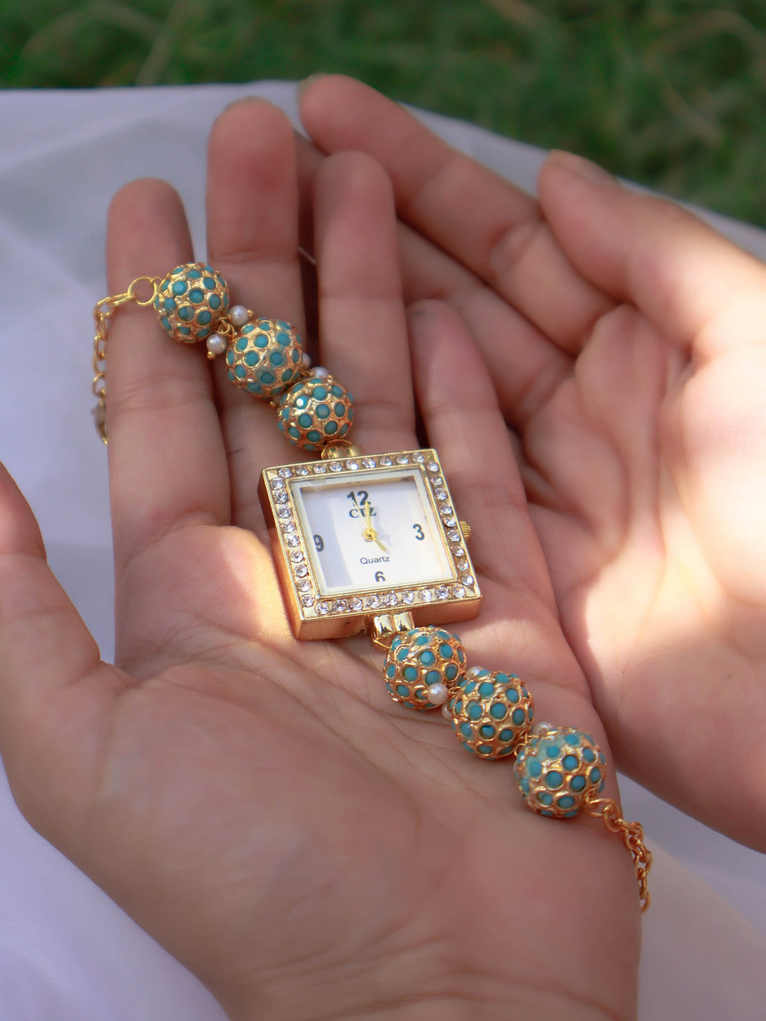 Turquoise Wrist styling Watch