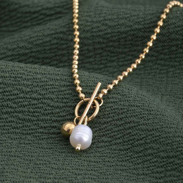 Dainty Beaded Pearl Chain