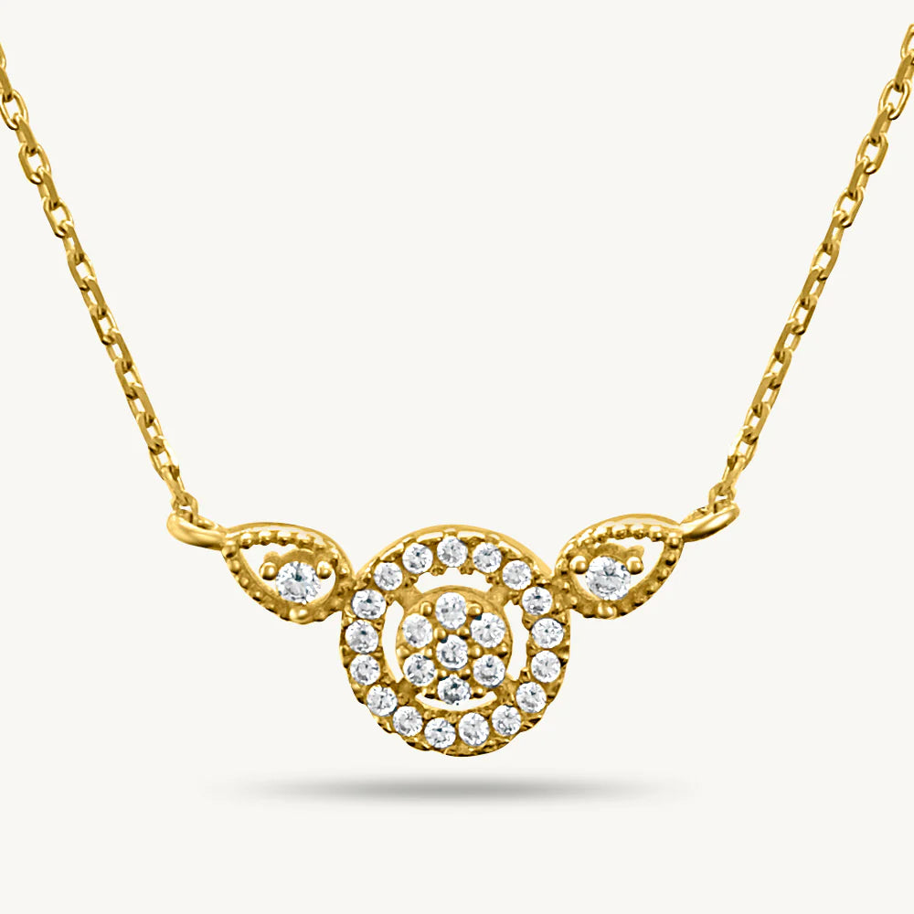 Annapurna Diamond Mangalsutra  BIS Hallmarked  Gold Vermeil