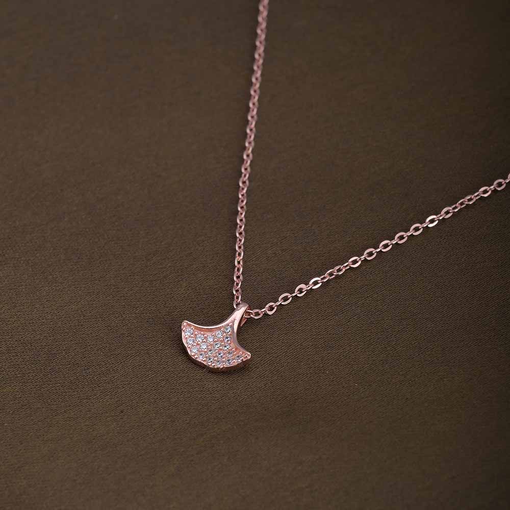 Petal Necklace  Rose Gold