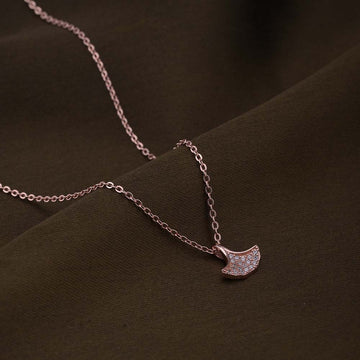 Petal Necklace  Rose Gold