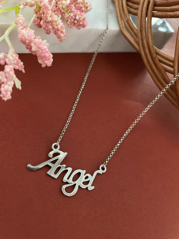 Silver Plated Name Necklace