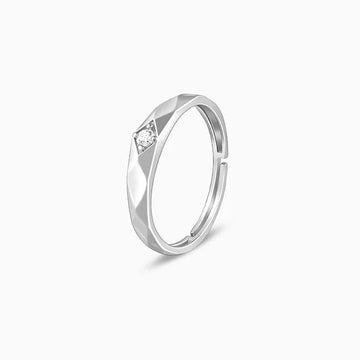 Silver Rugged Ring For Him