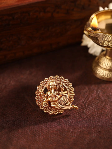 Gold Plated God Ring