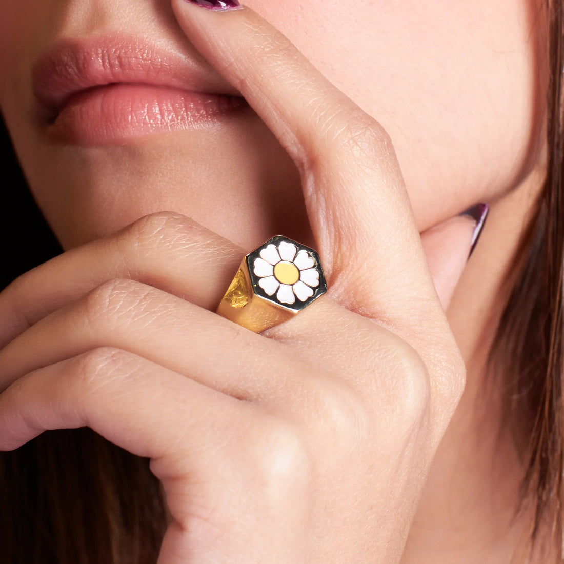 Chic Gold blossom Ring