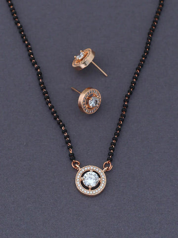 Rose Gold Briar Mangalsutra Set