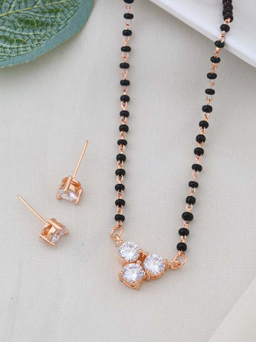 Rose Gold Dorothy Mangalsutra Set