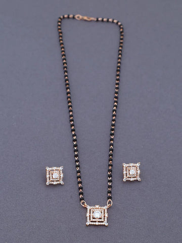 Rose Gold Sanura Mangalsutra Set