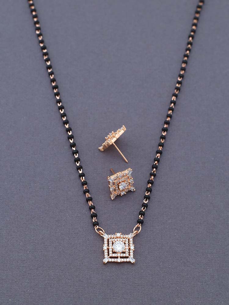 Rose Gold Sanura Mangalsutra Set