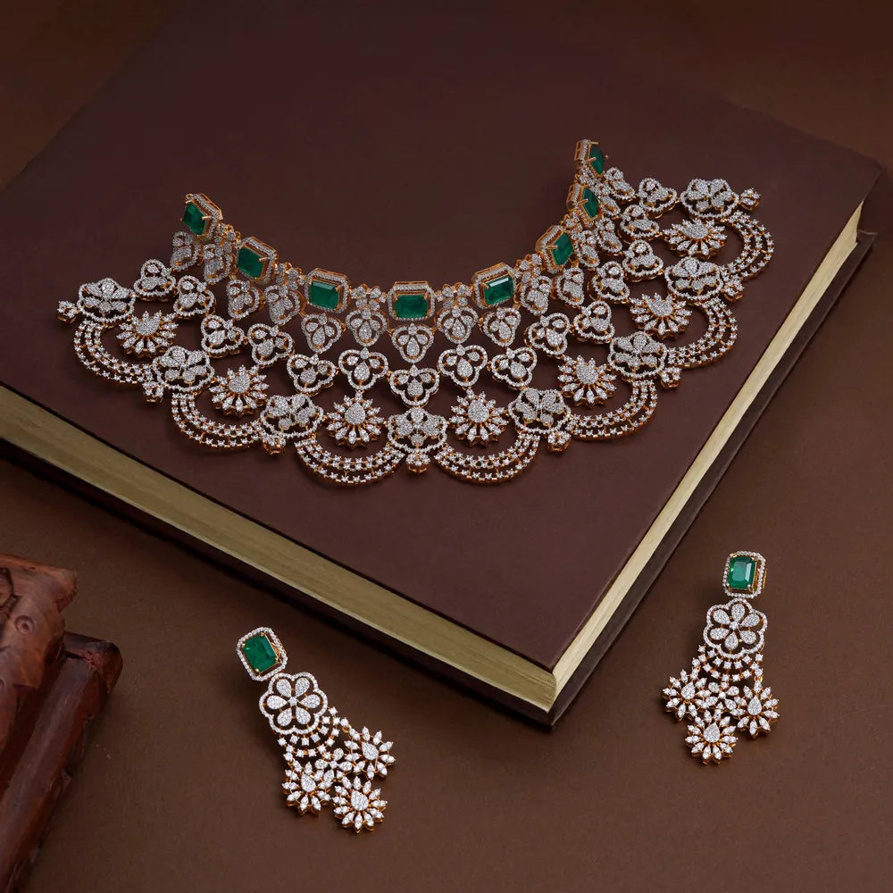 Aurziris Zircon Choker Set