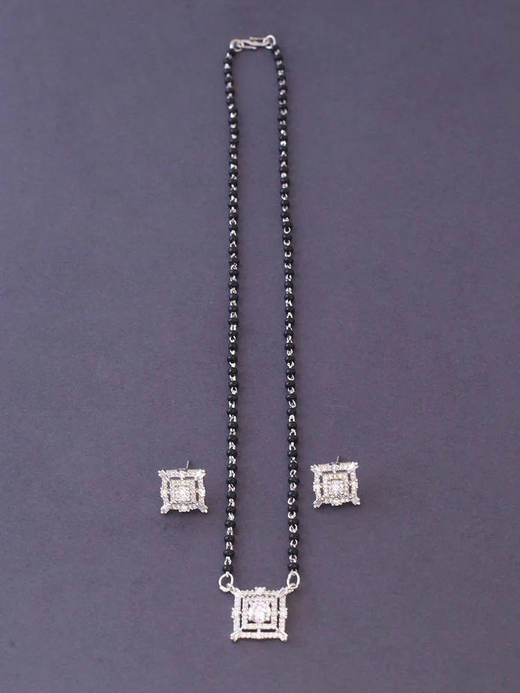 Silver Sanura Mangalsutra Set